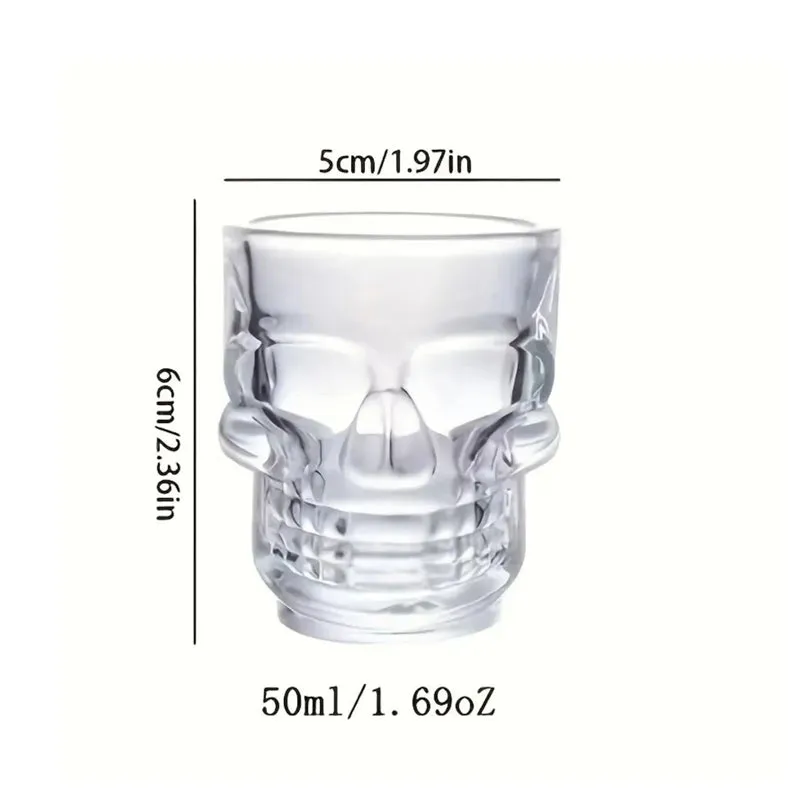 Skull Shot Glass (60 mL) - Set Of Six - 11