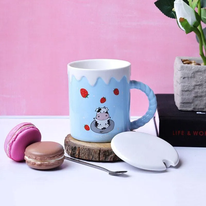Happy Ceramic Coffee Mug (340 mL) media 3