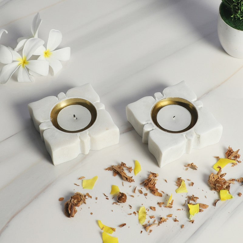 LumiCove Tealight Candle Holder - Set Of Two