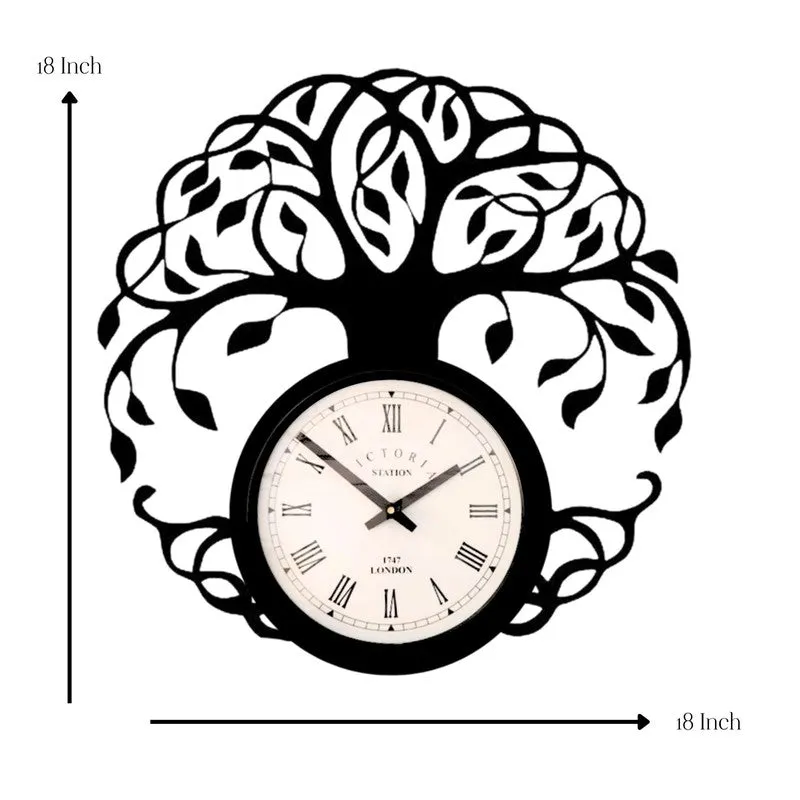 Bodhi Steel Analog Wall Clock - Black media 7