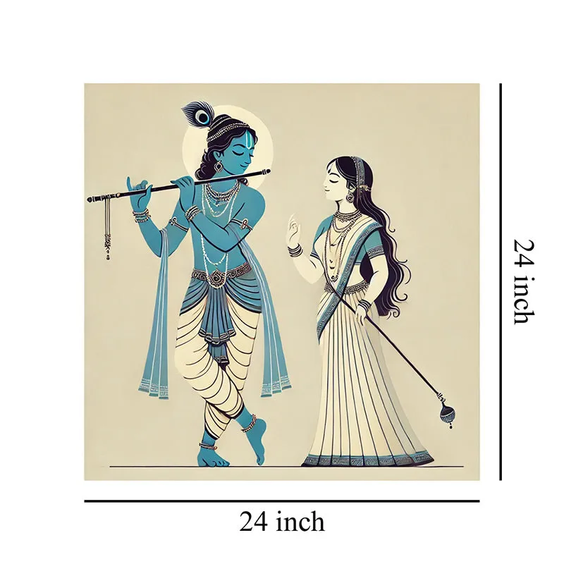 Krisna-Vallabha Poly Canvas Wall Painting media 7
