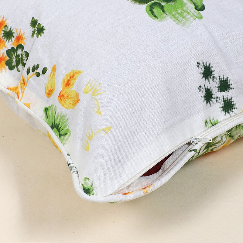 Swayam Florin Printed Cotton Cushion Cover - Set of Two media 5
