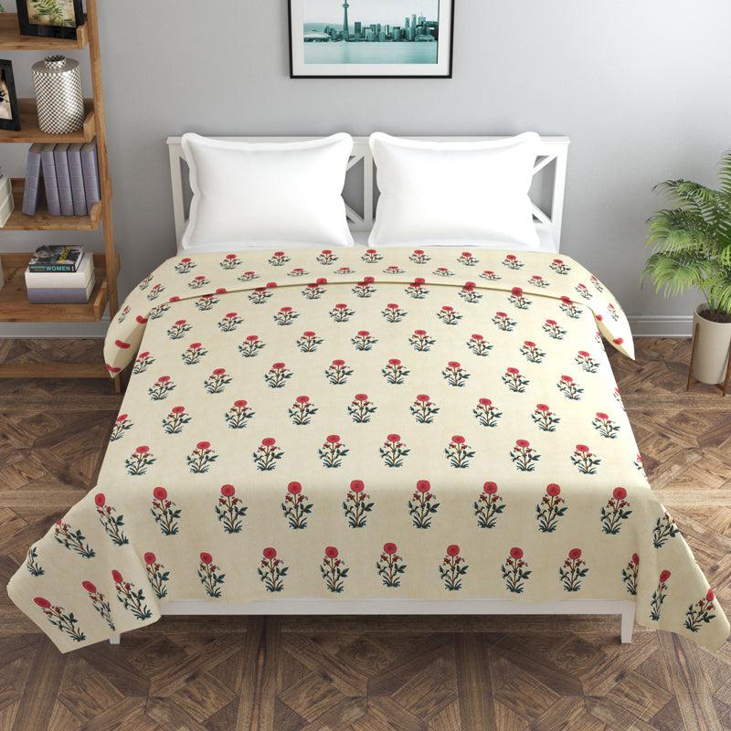 Graceful Petals
 Cotton Duvet Cover - 210 TC media 4