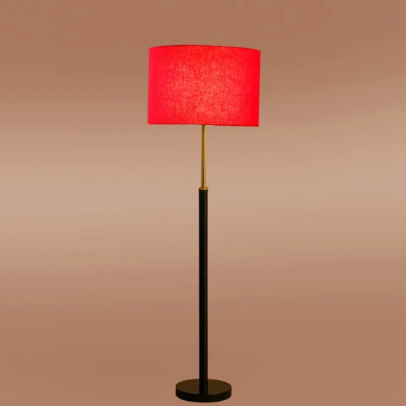 Nordic Glow Wooden Floor Lamp - Red media 6