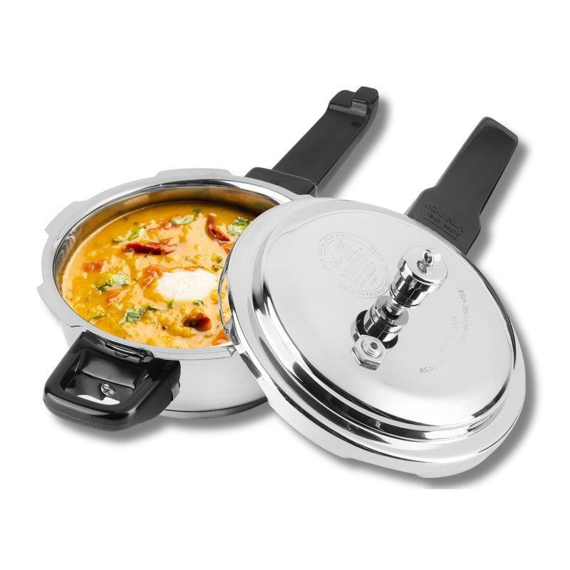 Vinod Auren Pressure Cooker Stainless Steel - 2000 mL/8 Inches media 5