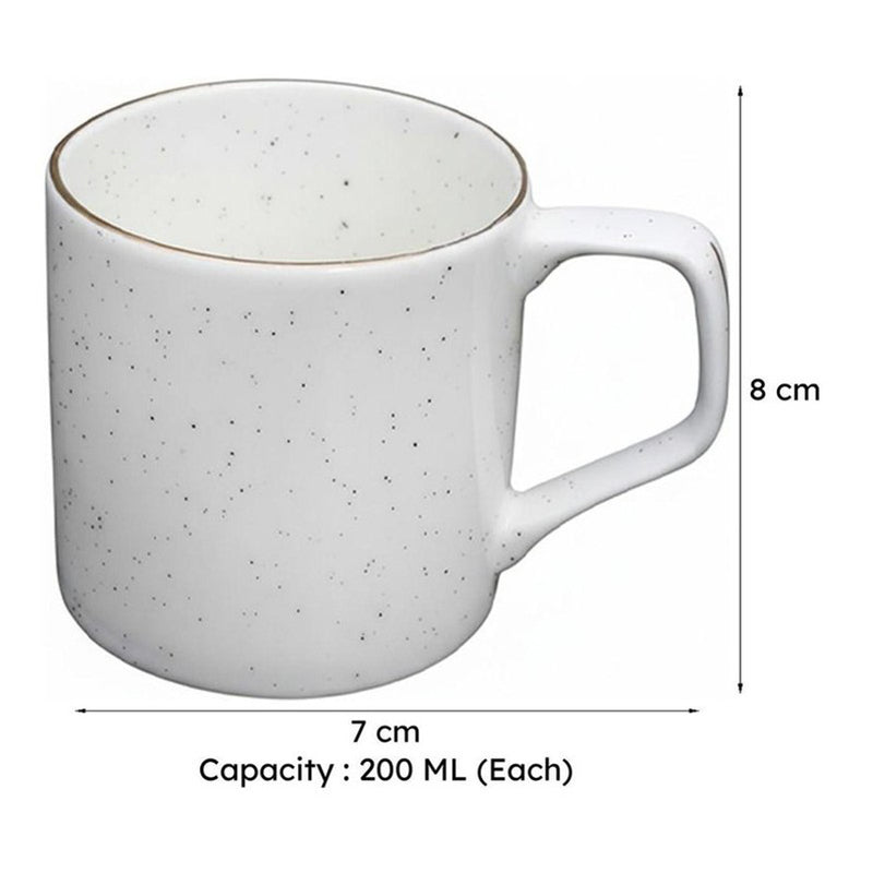 Marlowe Bone China Tea Cup (200 mL Each) -  Set of Six media 6