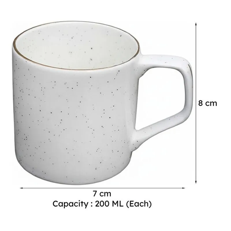 Marlowe Bone China Tea Cup (200 mL Each) -  Set of Six media 6