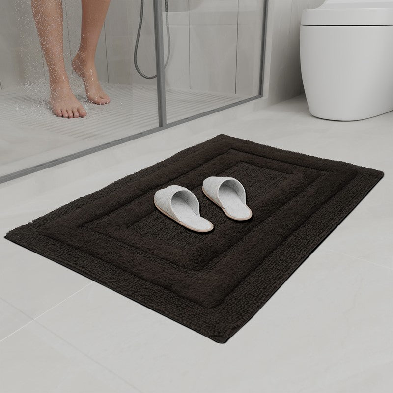 Aqualoom Anti skid Bath Mat  - Brown media 5
