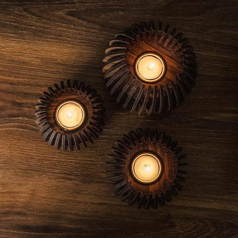 Halcyon Tealight Holder - Set Of Three media 5