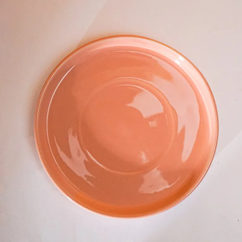 Blush & Brew Cup & Saucer (Pink/320 mL) - Eight Piece Set - 7