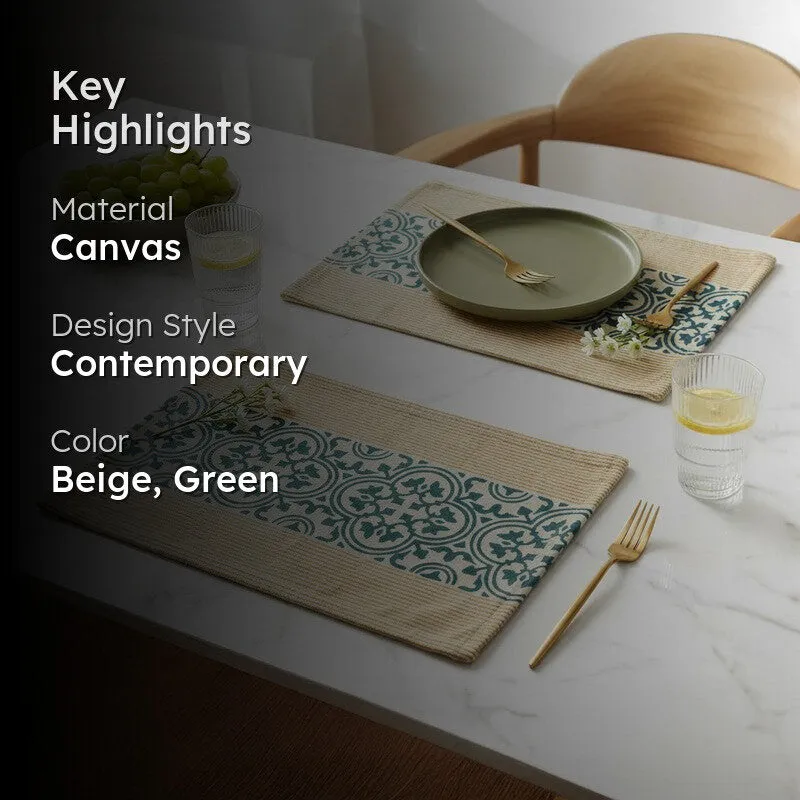 Ethnic Aura Canvas Table Mats - Set Of Two media 2