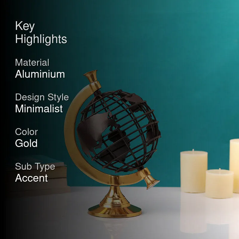 Mystic Globe Showpiece - Gold media 2