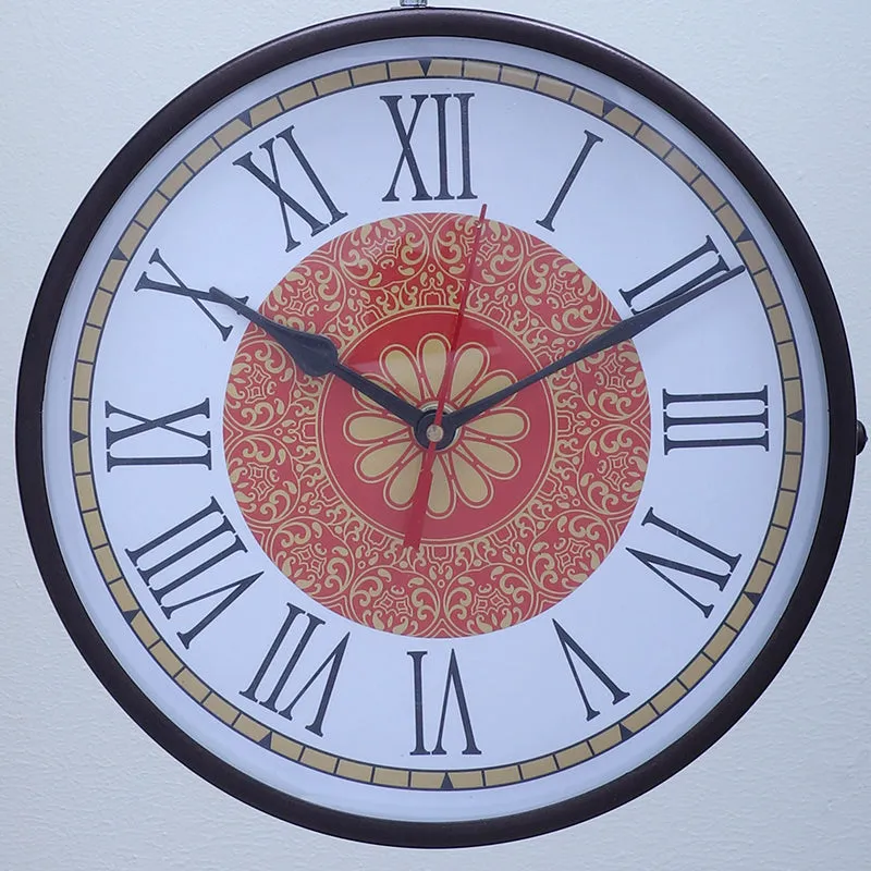 Metal Meridian Iron Wall Clock media 5