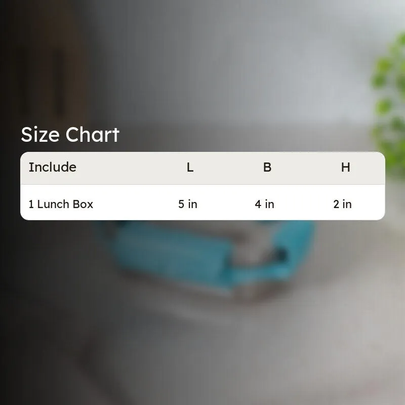 Savory Insulated Steel Lunch Box (Aqua) - 150 mL media 8