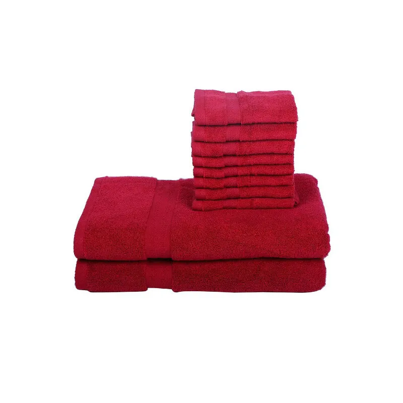 Miorah Towel Combo (Red) - Set Of Ten media 4