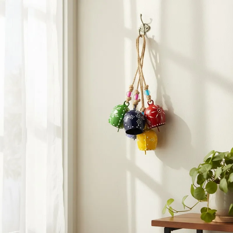 Echoa Decorative Hanging Bell (Set Of Five) - Set Of Five media 1