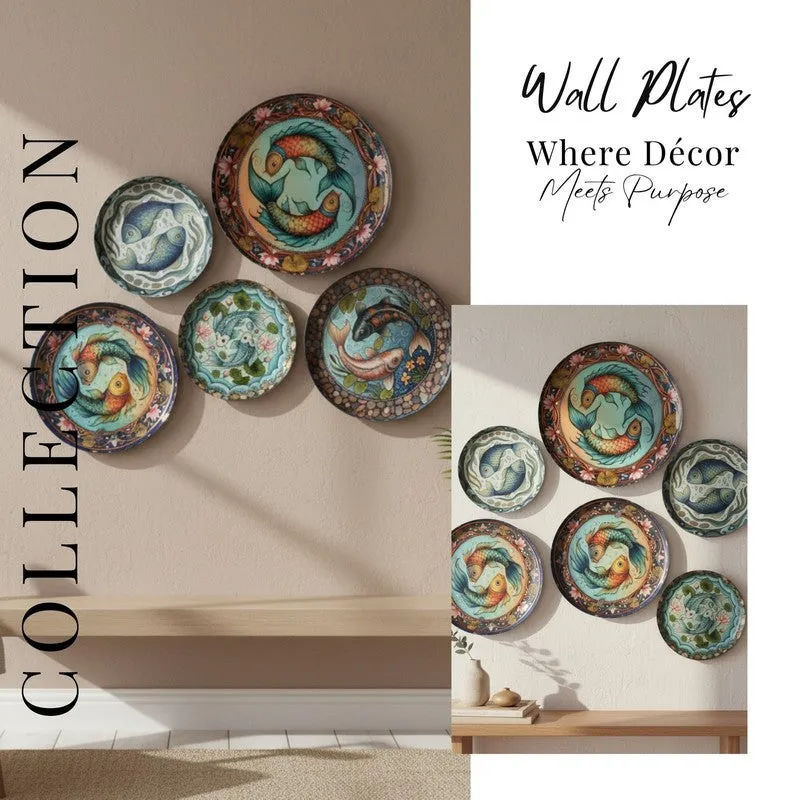 Azure Coastline Wall Plates - Set of Five media 10
