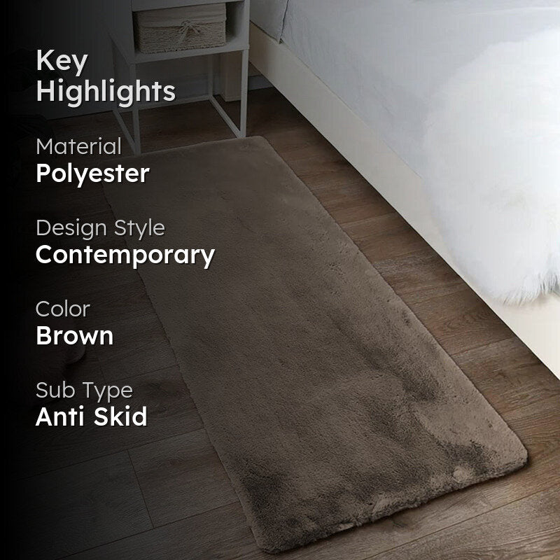 Luxe Neo Runner Rug - Brown media 2