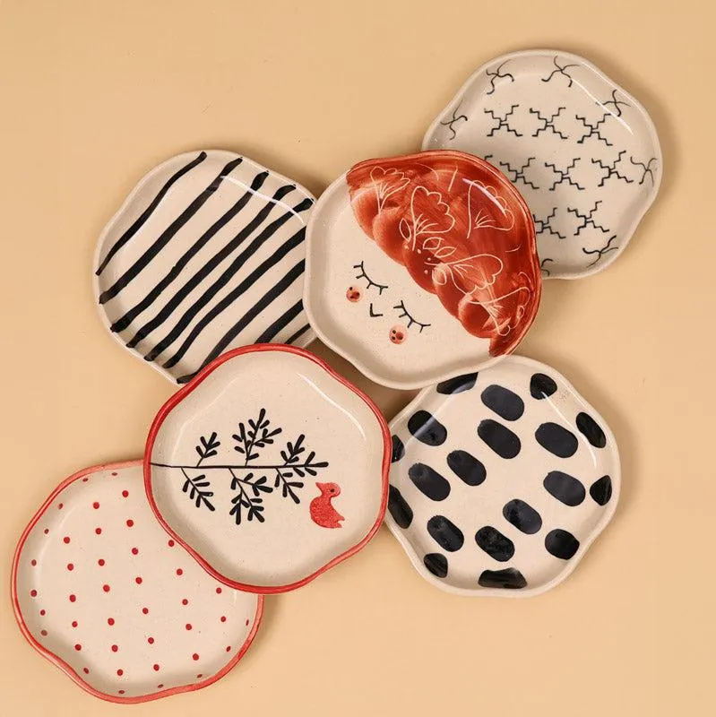 Meva Ceramic Platter - Set of Six media 4