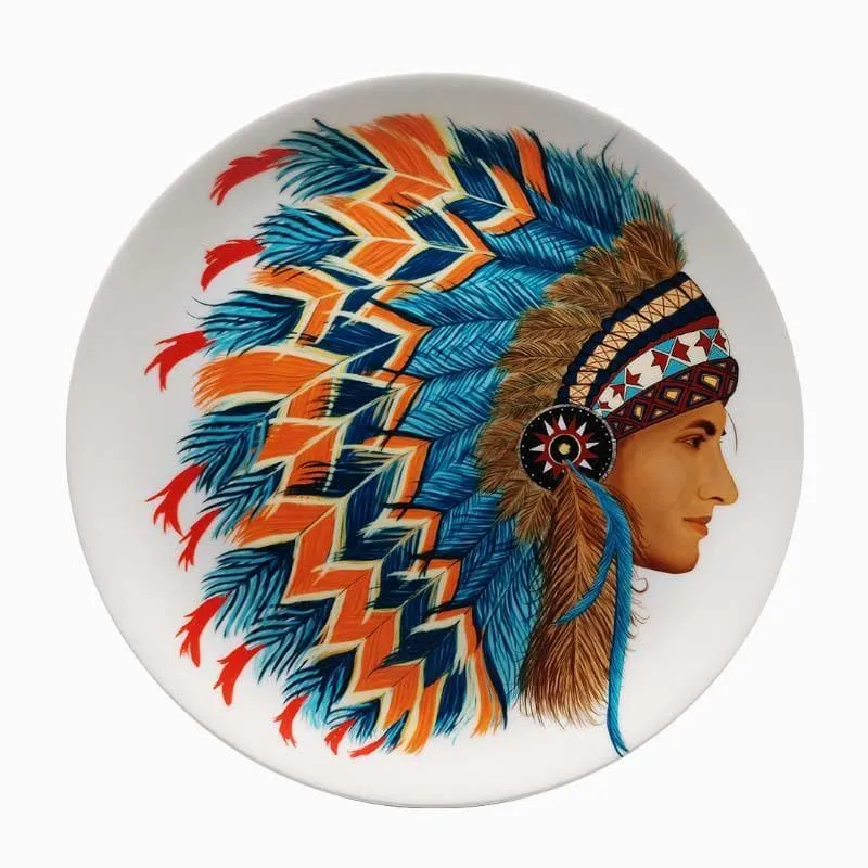Dauntless Red Indian Decorative Plate media 5