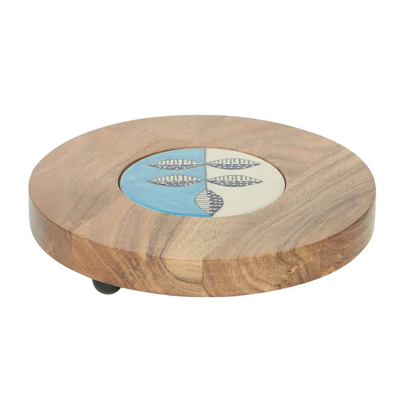 Anusha (Wood,Ceramic) Platter media 3