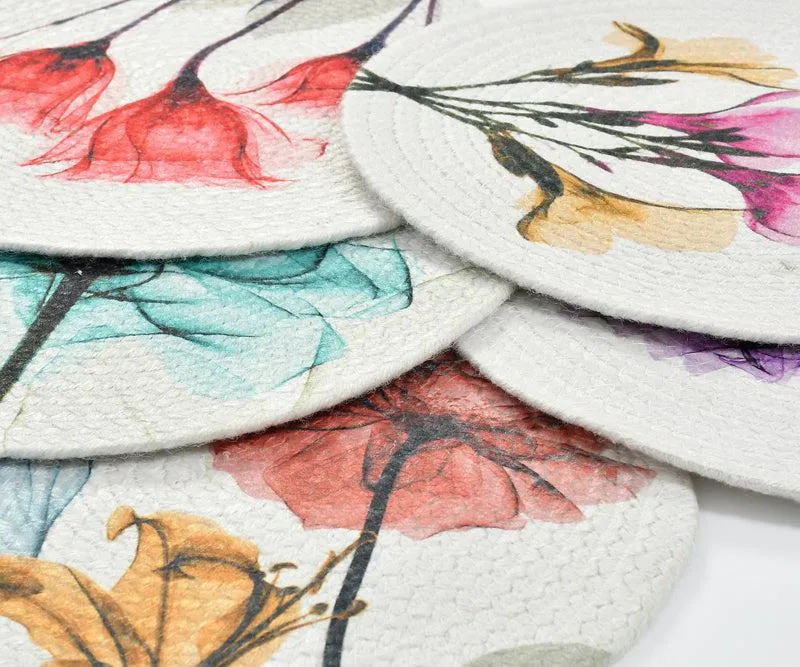 Phiox Round Placemat - Set Of Six media 5