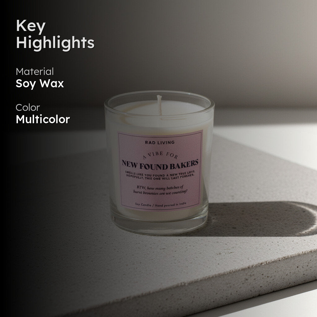 New Found Bakers - Vanilla Cake Scented Candle media 2