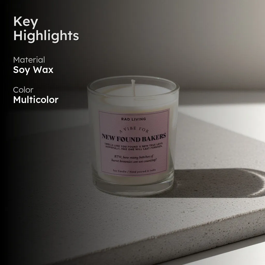 New Found Bakers - Vanilla Cake Scented Candle media 2