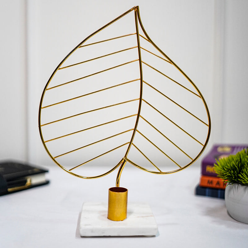 Leaf Lines Handmade Candle Holder