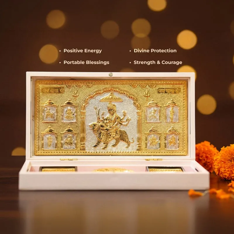 Navdurga Spiritual Brass Idol media 6