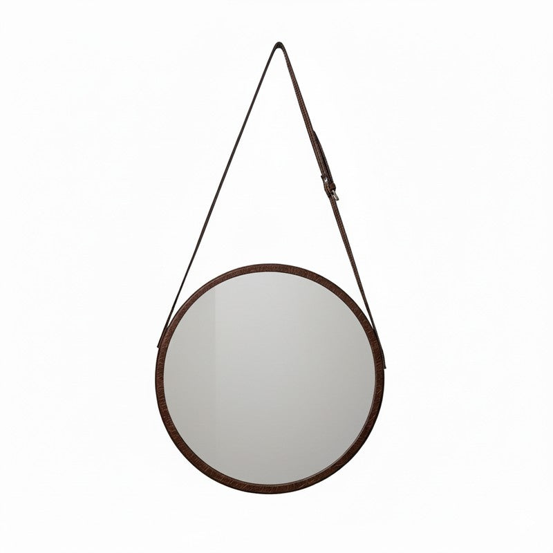 Maku Hanging Wall Mirror - Brown media 4