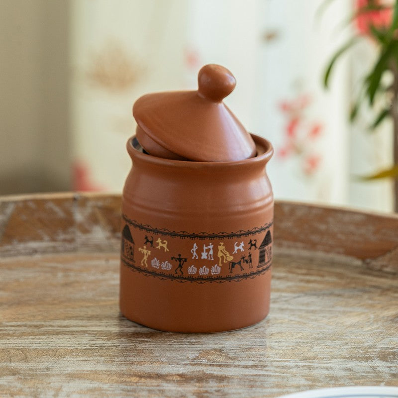 Veyra Charm Ceramic Jar - 500 mL - 500 ML