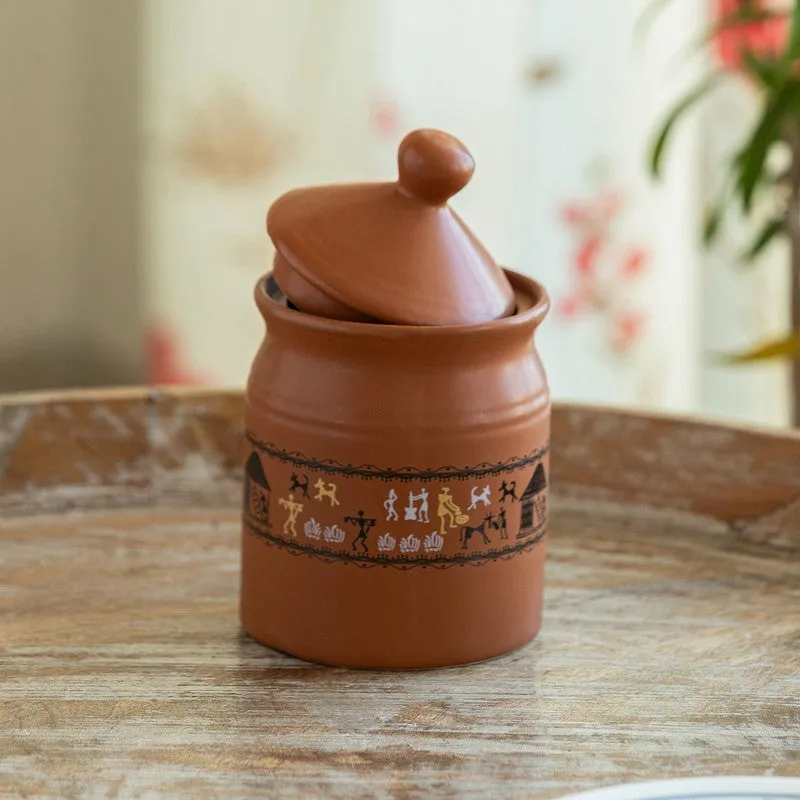 Veyra Charm Ceramic Jar - 500 mL media 1