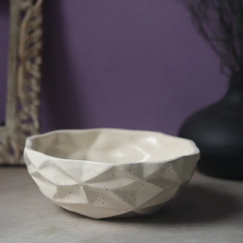 Noemi Ceramic Snack Bowl (White) - 300 mL media 1