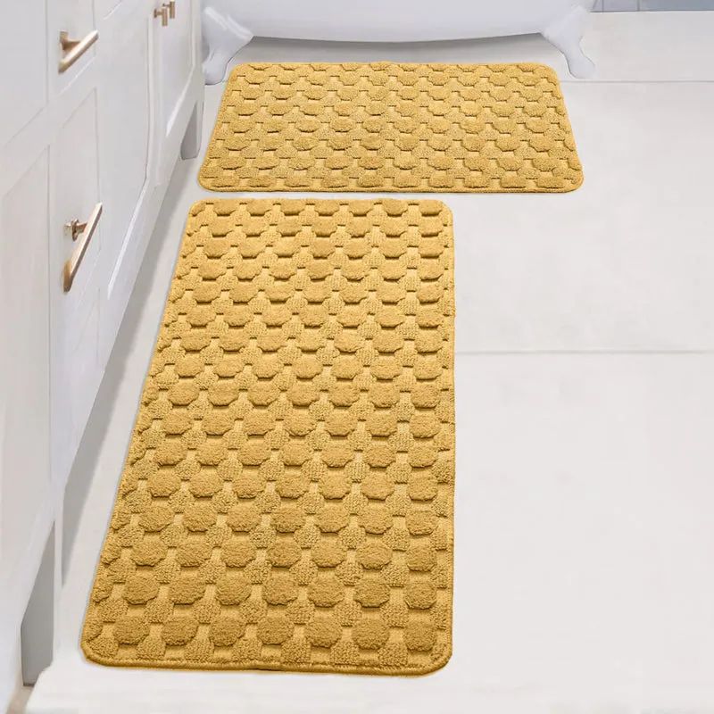Saral Home Yano Anti-Skid Bathmat - Set of Two media 1