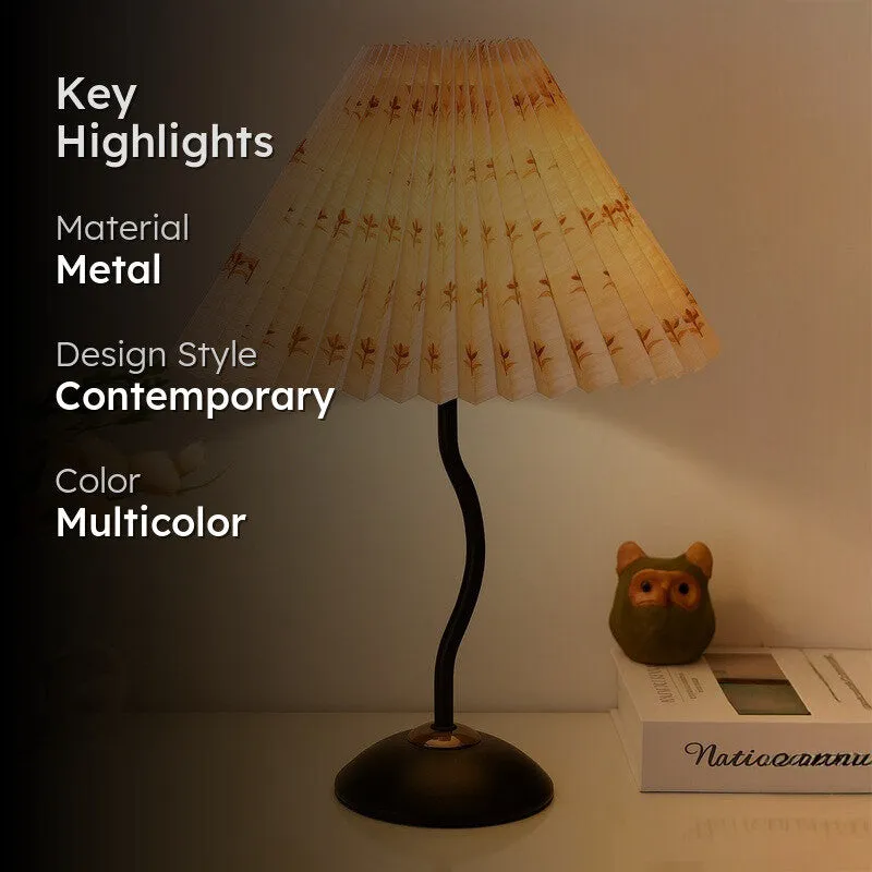 AuraSculpt Artistic Metal Table Lamp - Multicolor media 2