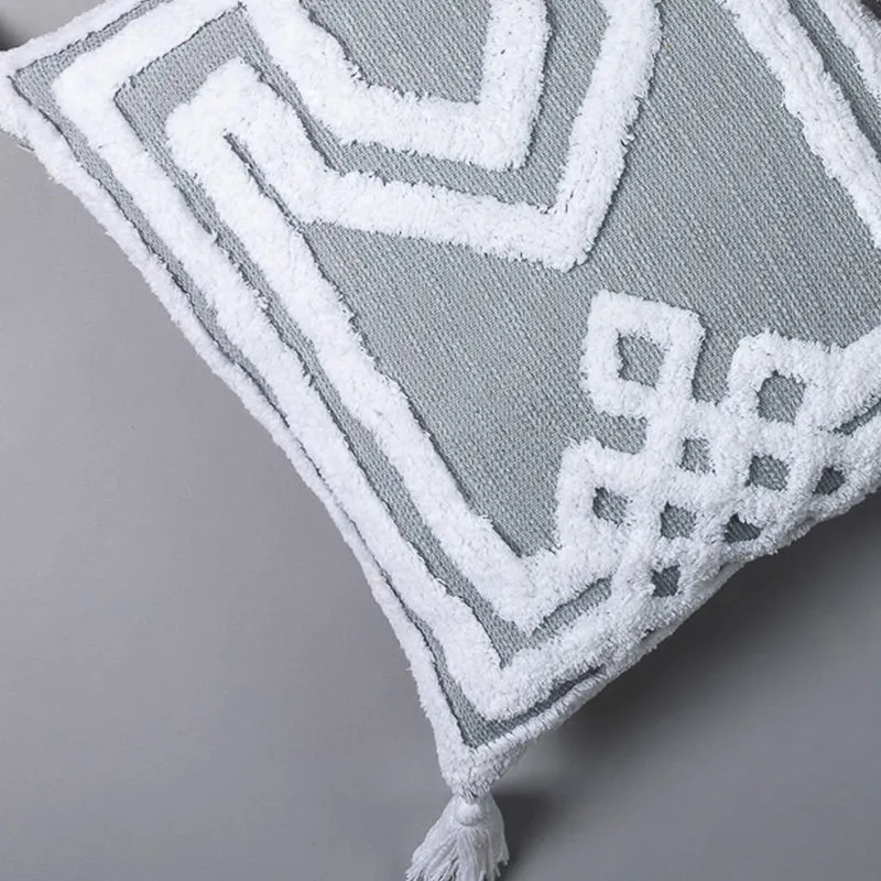 Twill Loop Tufted Cushion Cover media 4