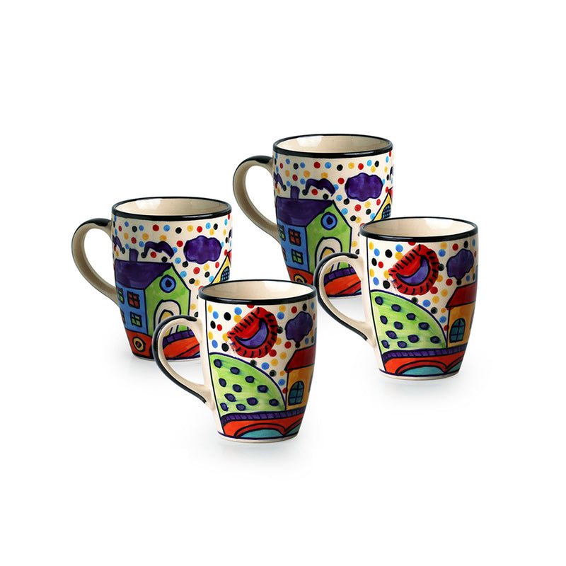 Sweet Ceramic Coffee Mug (270 mL Each) - Set of Four media 4