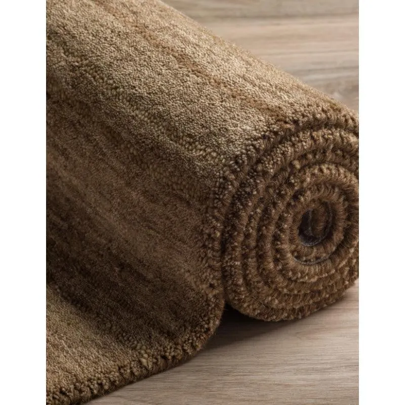 Aylin Hand Woven Wool Rug - Brown media 4