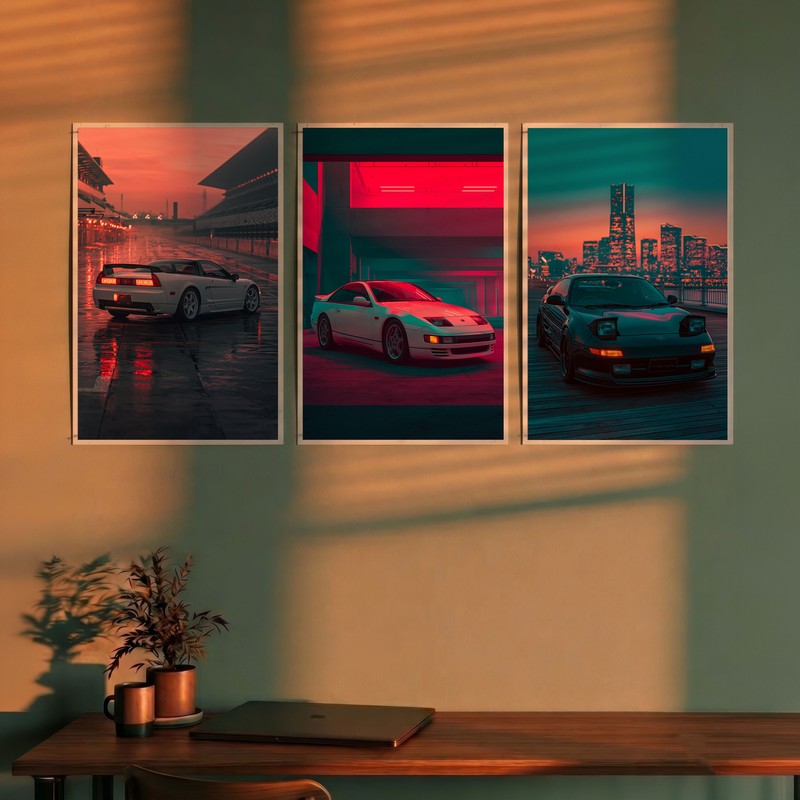 Nitro Gallery Cars Polymer Wall Poster