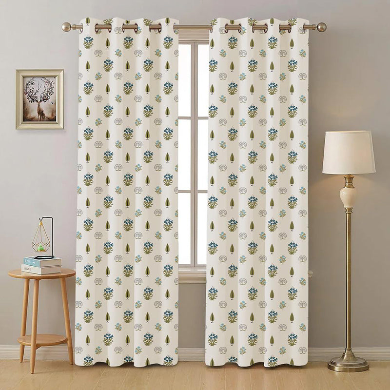 Urban Space Antaara Curtain (Blue) - Set Of Two media 2