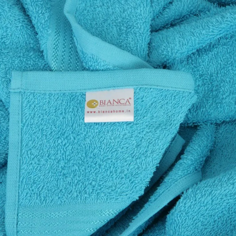Comfora Towel Set (Sky Blue,Pink) - Fourteen Piece Set media 6
