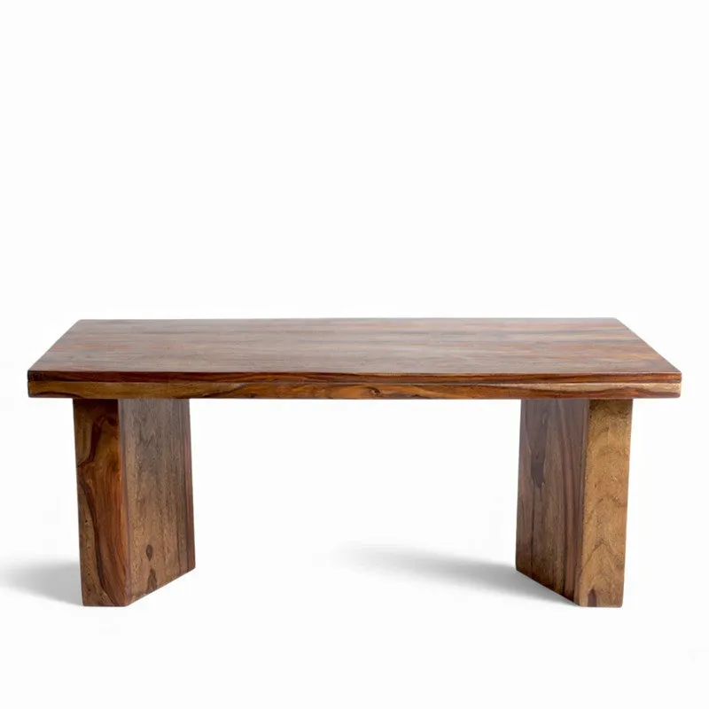 Avenox Sheesham Wooden Center Table - Dark Brown media 5