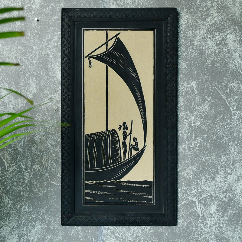 Silent Voyage Ceramic Wall Art
