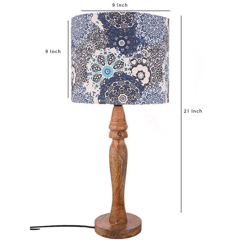 Mandala Fabric Table Lamp - Multicolor media 5