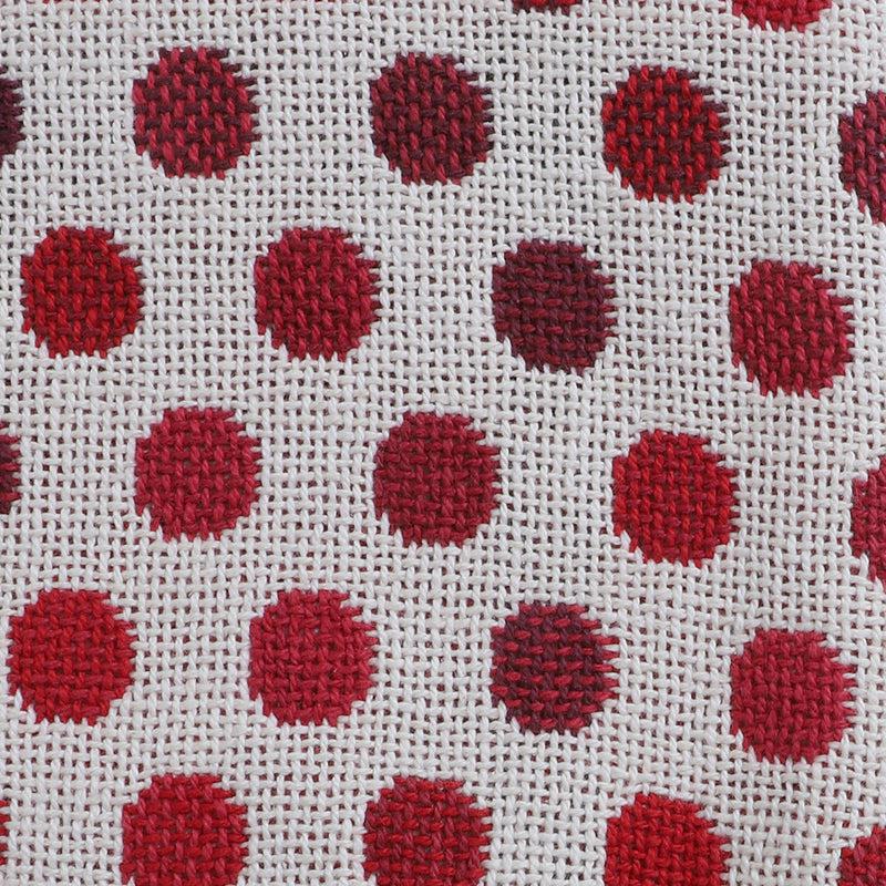 Confetti Comfort Knitted Cotton Throw - Red media 4