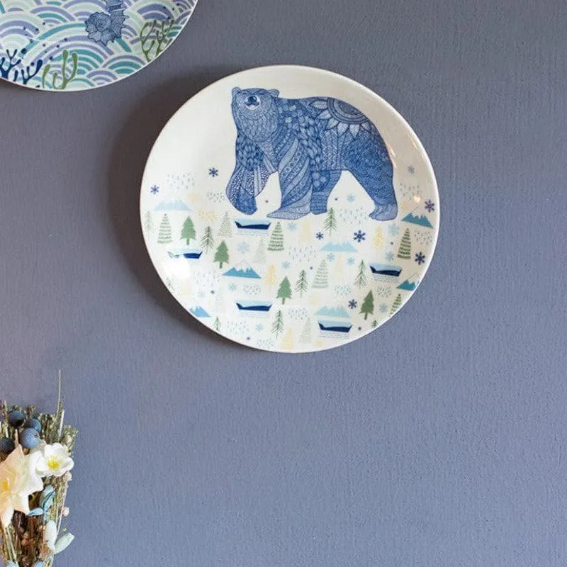 Animal Illustrative Series Wall Plate - Bear media 1