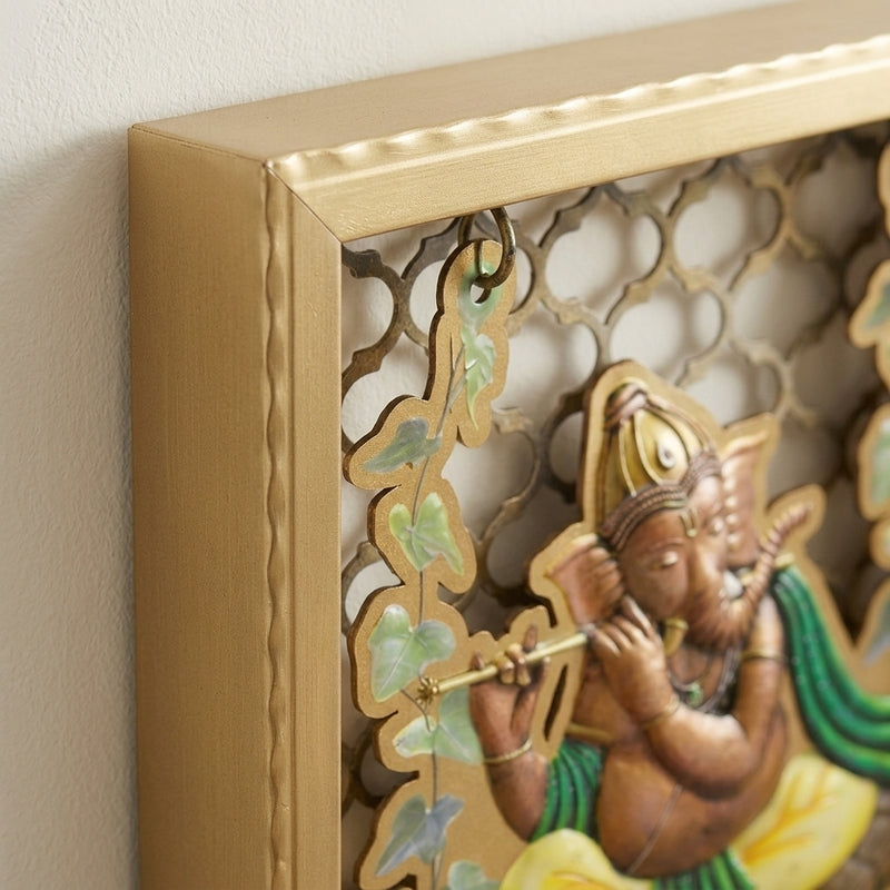 Vighneshwara Saraswati Wall Mounted Mandir media 2
