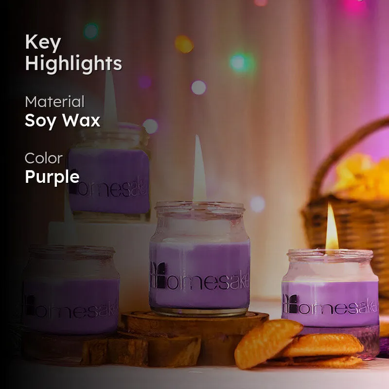 Cenote Scented Candle (Lavender/Purple) - Set Of Four media 2