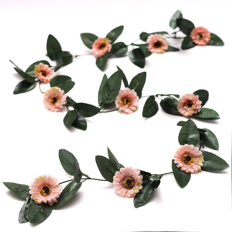 Fiora Artificial Gerbera Creeper (Powder Pink) Set of Two media 3